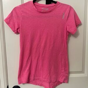 Reebok Pink Fitted Short Sleeve Tee